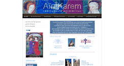 Desktop Screenshot of ainkarem.net